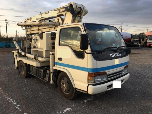 極東開発製コンクリートポンプ車　PH45-14 H11年式　スクイズ　14ｍ
